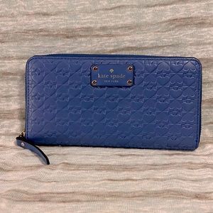 NWOT Kate Spade Embossed Wallet. RARE